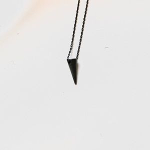 Adorable triangle cone necklace